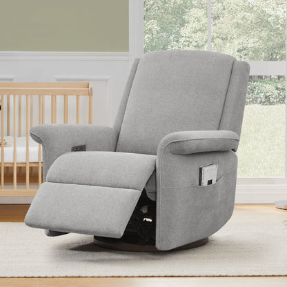 Mila Power Swivel Nursery Glider Recliner