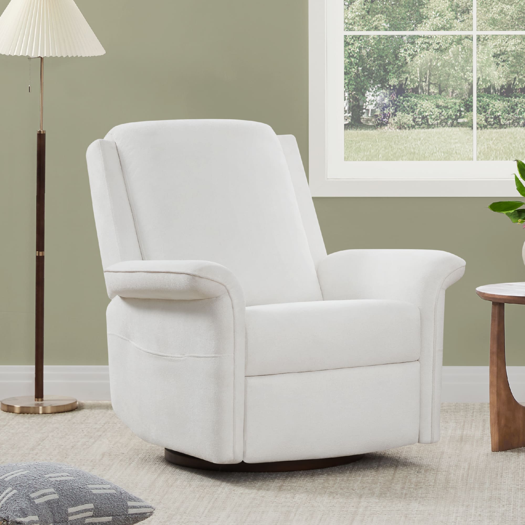 Mila Power Swivel Nursery Glider Recliner