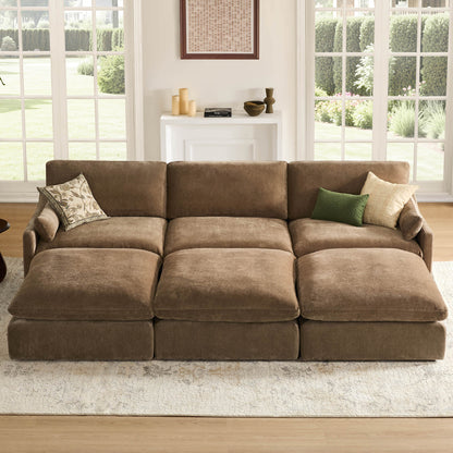 Kenna Modular 6 Seat Sofa Pit Sectional
