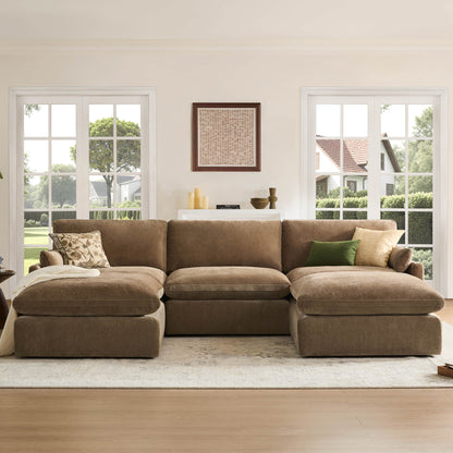 Kenna 5 Seat Modular Sofa-Chaise Sectional