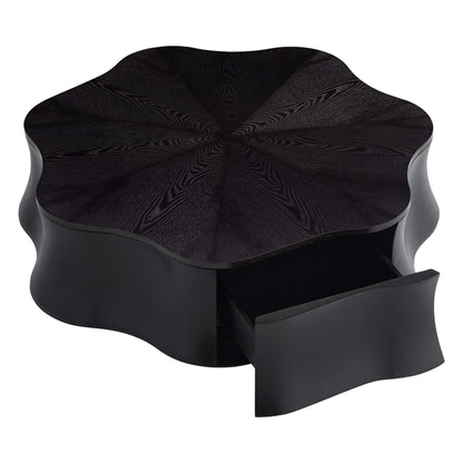 Lamont Flower-Shaped Coffee Table with Storage