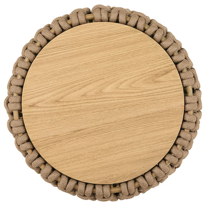 Leen Woven Rope Drum Outdoor & Indoor Side Table
