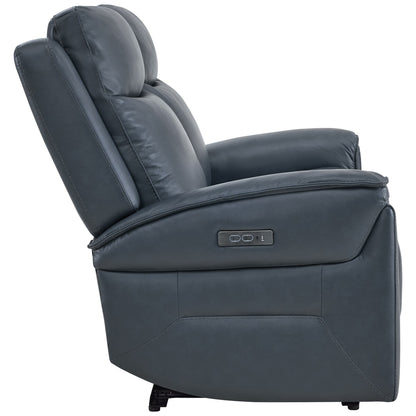 Leif Modern Top-Grain Leather Super Zero Gravity Reclining Sofa