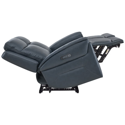 Leif Modern Top-Grain Leather Super Zero Gravity Reclining Sofa