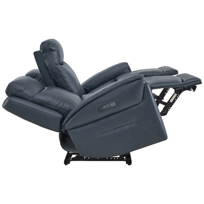 Leif Modern Top-Grain Leather Super Zero Gravity Reclining Sofa