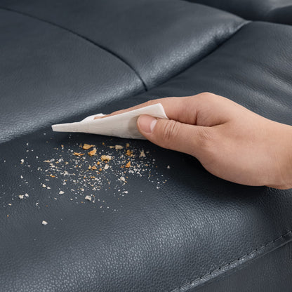 Leif Modern Top-Grain Leather Super Zero Gravity Reclining Sofa