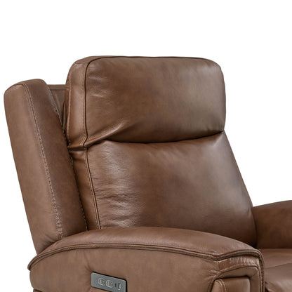 Leif Super Zero Gravity Power Leather Recliner