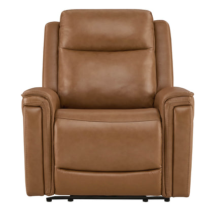Leif Super Zero Gravity Power Leather Recliner