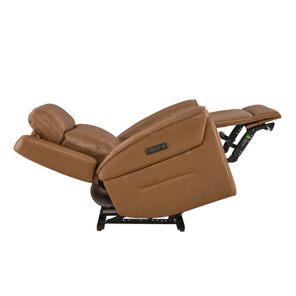 Leif Super Zero Gravity Power Leather Recliner