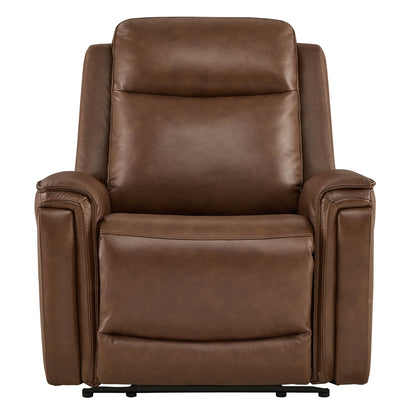 Leif Super Zero Gravity Power Leather Recliner