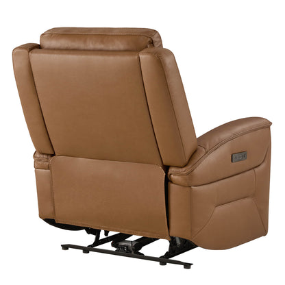 Leif Super Zero Gravity Power Leather Recliner