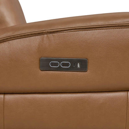 Leif Super Zero Gravity Power Leather Recliner