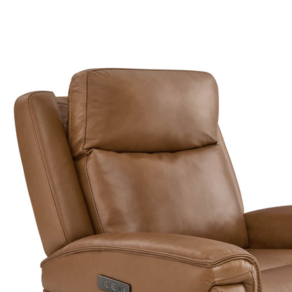 Leif Super Zero Gravity Power Leather Recliner
