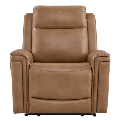 Leif Super Zero Gravity Power Leather Recliner