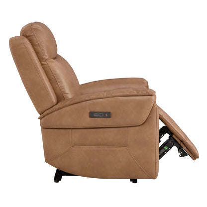 Leif Super Zero Gravity Power Leather Recliner