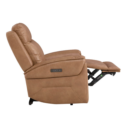 Leif Super Zero Gravity Power Leather Recliner