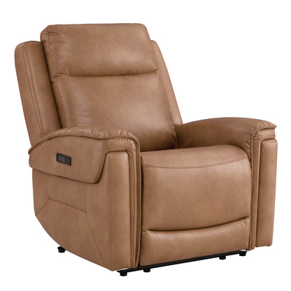 Leif Super Zero Gravity Power Leather Recliner