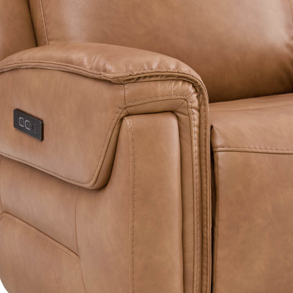 Leif Super Zero Gravity Power Leather Recliner