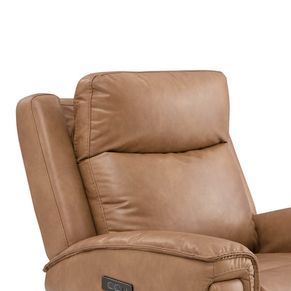 Leif Super Zero Gravity Power Leather Recliner