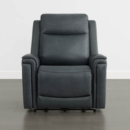 Leif Super Zero Gravity Power Leather Recliner