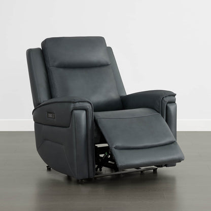 Leif Super Zero Gravity Power Leather Recliner