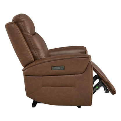 Leif Super Zero Gravity Power Leather Recliner