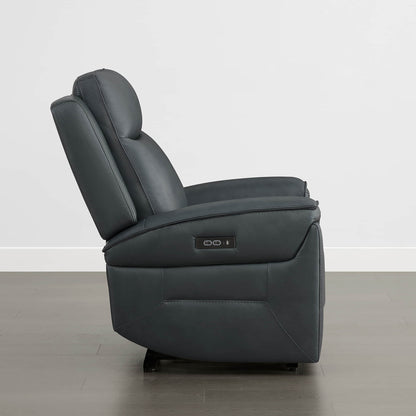 Leif Super Zero Gravity Power Leather Recliner