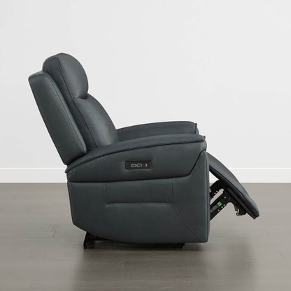 Leif Super Zero Gravity Power Leather Recliner