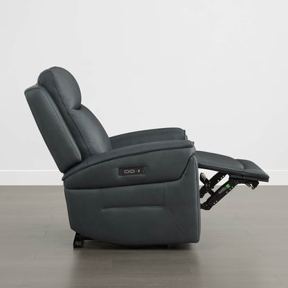 Leif Super Zero Gravity Power Leather Recliner