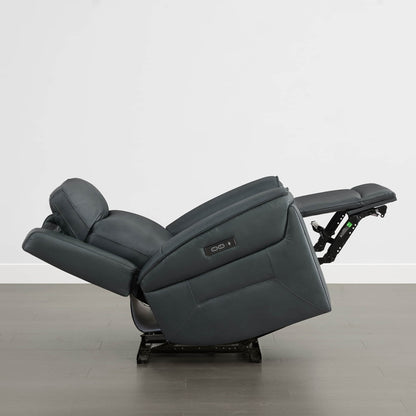 Leif Super Zero Gravity Power Leather Recliner