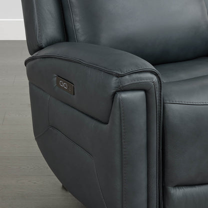 Leif Super Zero Gravity Power Leather Recliner