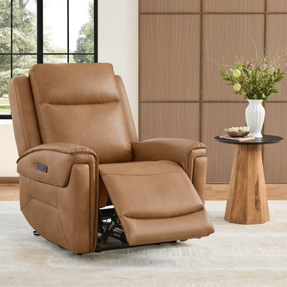 Leif Super Zero Gravity Power Leather Recliner