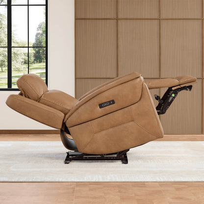 Leif Super Zero Gravity Power Leather Recliner