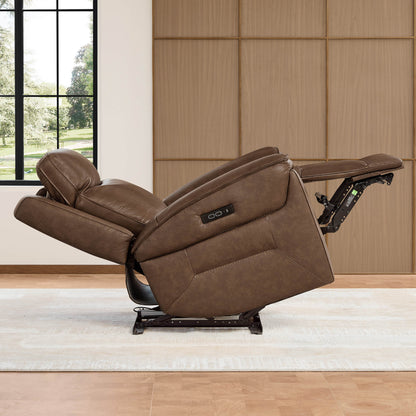 Leif Super Zero Gravity Power Leather Recliner