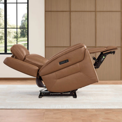 Leif Super Zero Gravity Power Leather Recliner