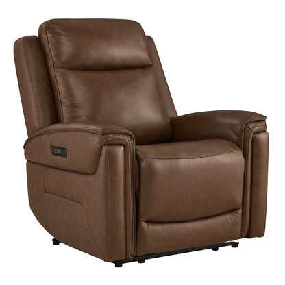 Leif Super Zero Gravity Power Leather Recliner