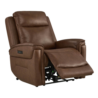 Leif Super Zero Gravity Power Leather Recliner