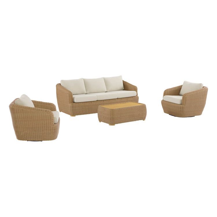 Liana Wicker Outdoor  5 Seats Sofa Set