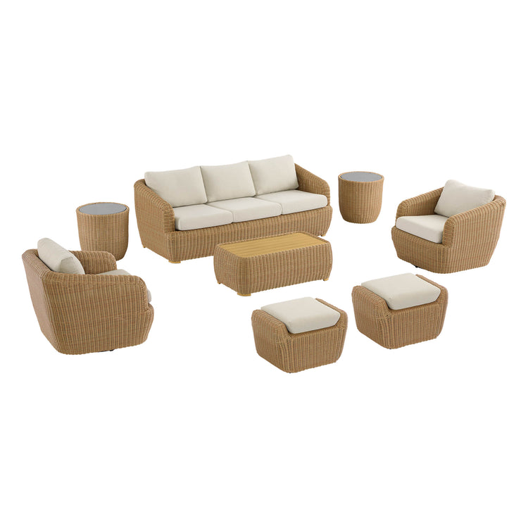 Liana Wicker Outdoor  5 Seats Sofa Set