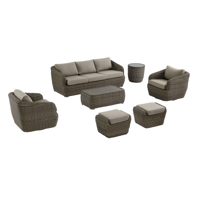 Liana Wicker Outdoor  5 Seats Sofa Set