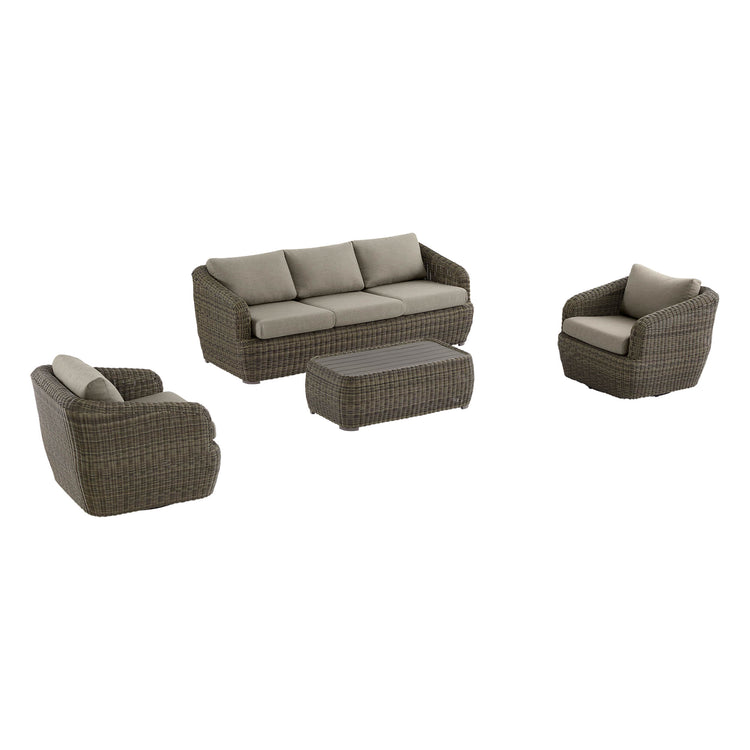 Liana Wicker Outdoor  5 Seats Sofa Set
