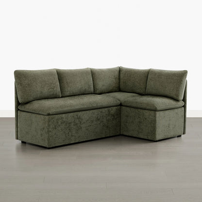 Lila L-Shaped Minimalist Dining Banquette with Storage