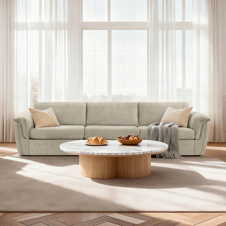 Maisie 3-seat Modular Double-layer Armrest Sofa