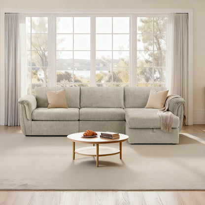 Maisie 4-seat Modular Sofa with Storage