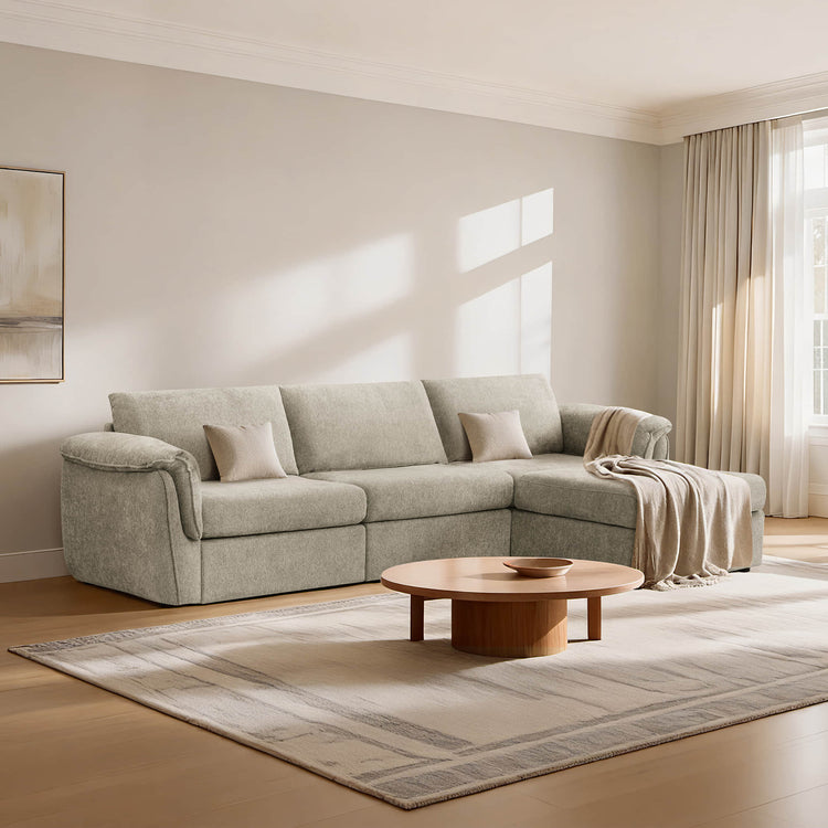 Maisie 4-seat Modular Sofa with Storage Ottoman