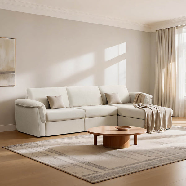 Maisie 4-seat Modular Sofa with Storage Ottoman
