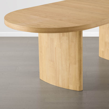 Merlin - 70.9"-86.6" Extendable Wood Dining Table Set for 4-6