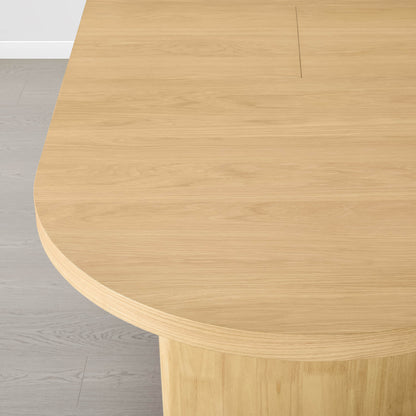 Merlin Extendable Wood Dining Table, 70.9"-86.6"