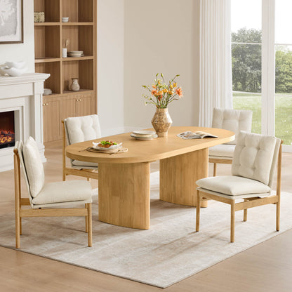 Merlin Extendable Wood Dining Table, 70.9"-86.6"