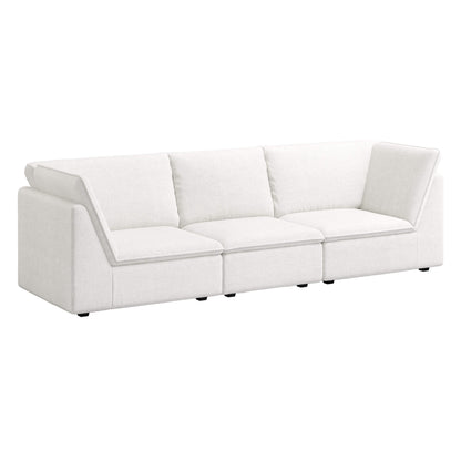 Miller 4-Seat Modern Sofa with Flared Arms